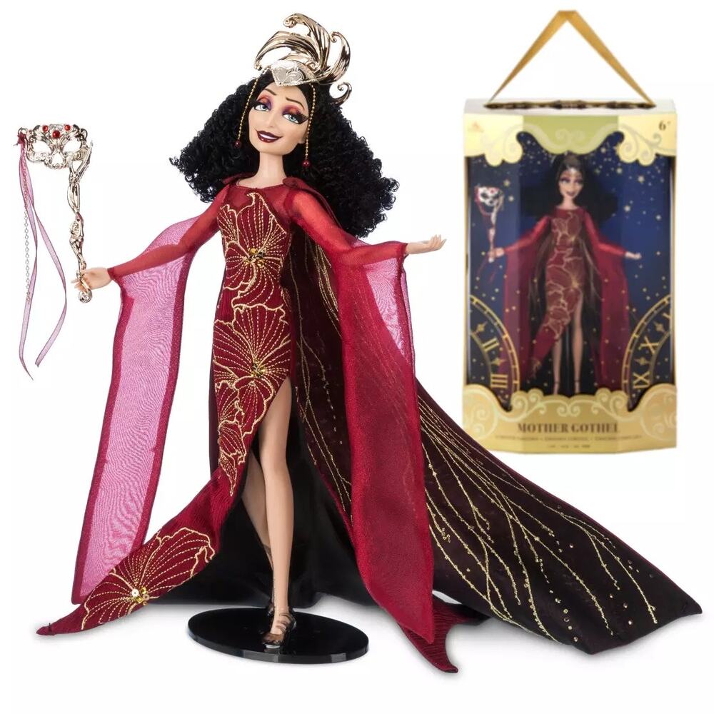 Mother Gothel LE Doll Tangled Disney Designer Collection Midnight Masquerade